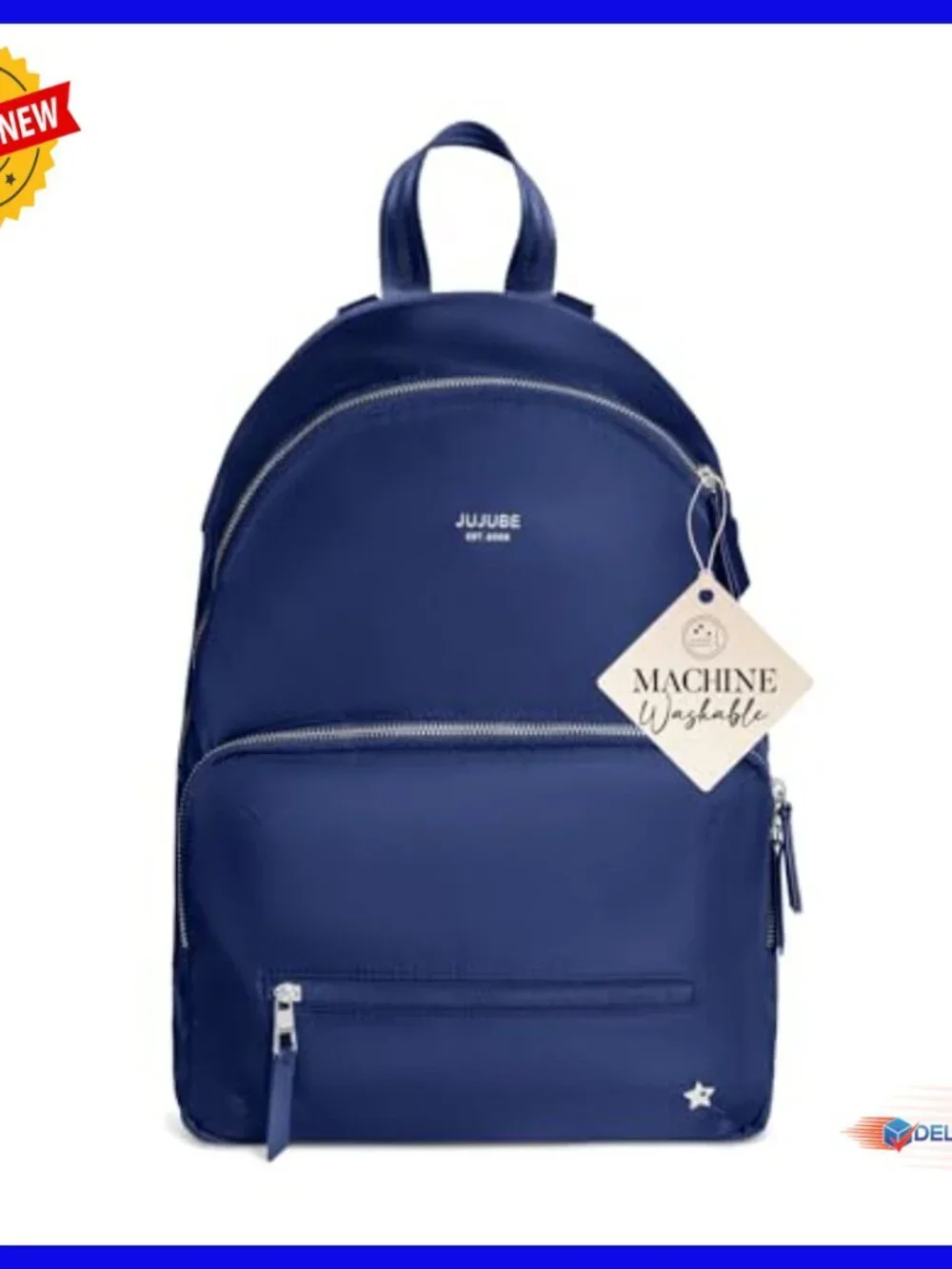 Large Diaper Backpack with Changing Pad, 11 Pockets, Insulated Bottle Holders